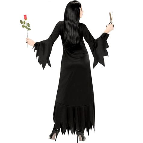 Disfraz Vampiresa Morticia Para Mujer Env O Halloween En H