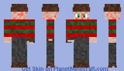 Freddy Krueger Minecraft Skin