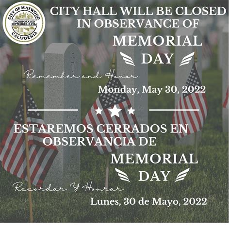 Memorial Day 2022 Calendar