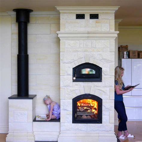 Fireplace Pizza Oven Insert Fireplace Gets A Kitchen Boost