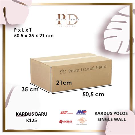 Jual KARDUS BOX PARCEL CUSTOM DLL UKURAN 50 5 X 35 X 21 Shopee