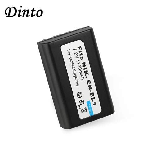 Dinto 1pc 1100mAh 7 2V EN EL1 ENEL1 EN EL1 Replacement Camera Battery