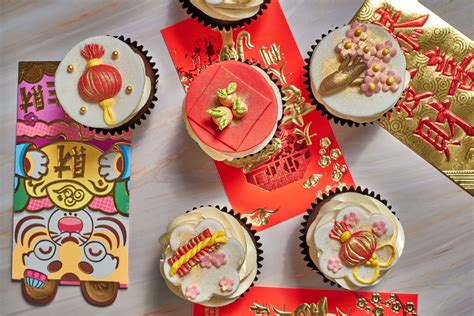 Chinese New Year Cupcakes Shop Theera Healthy Bake Room