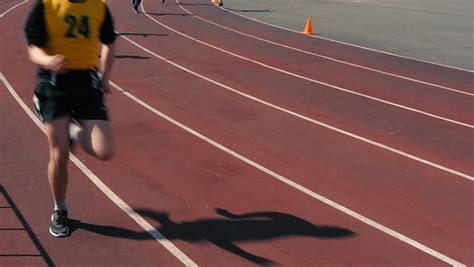 Athletes At The Sprint Start Line In Track And Field Competition Stock ...