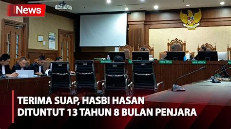 Terima Suap Sekretaris MA Nonaktif Hasbi Hasan Dituntut 13 Tahun 8