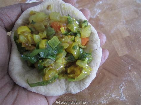 MIXED VEGETABLE PARATHA RECIPE — Spiceindiaonline