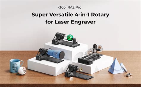 Xtool Ra2 Pro For M1 4 In 1 Laser Rotary With Risers Laser Rotary Roller Engraving Module For