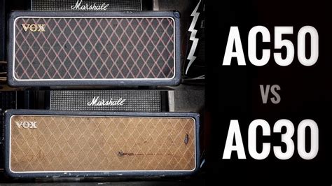 Vox AC50 Vs AC30 How Does Vox S Marshall Compare To AC30 YouTube