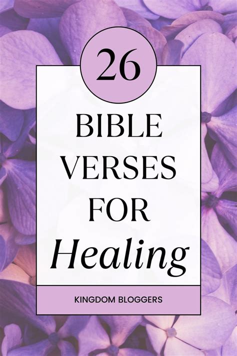 23 Bible Verses For Hope And Healing In 2024 Healing Verses