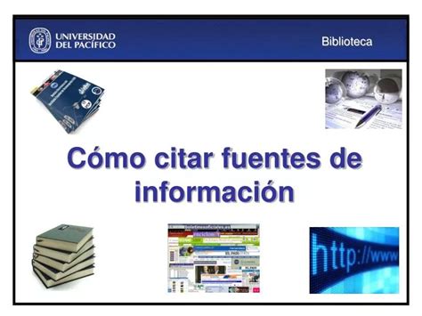 PPT Cómo citar fuentes de información PowerPoint Presentation free