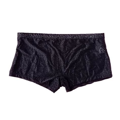 Boxer Shorty Culotte Transparente En Dentelle Imprim E Pour Homme Et