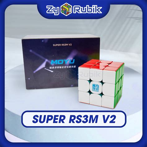 Rubik 3x3x3 Moyu Meilong Super Rs3m V2 2023 Stickerless 3 Versions