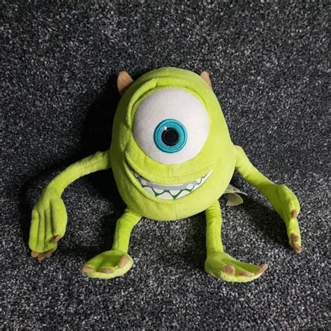 Disney Pixar Mike Wazowski Monsters Inc University Soft Cuddly Plush