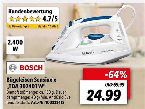 Bosch B Geleisen Sensixx X Tda W Angebot Bei Lidl