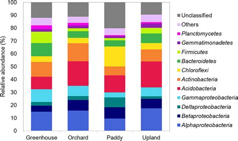 Taxonomic Distribution Of The Bacterial Communities In The Four Types