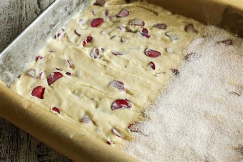 Rhubarb Sour Cream Coffee Cake A Farmgirls Dabbles