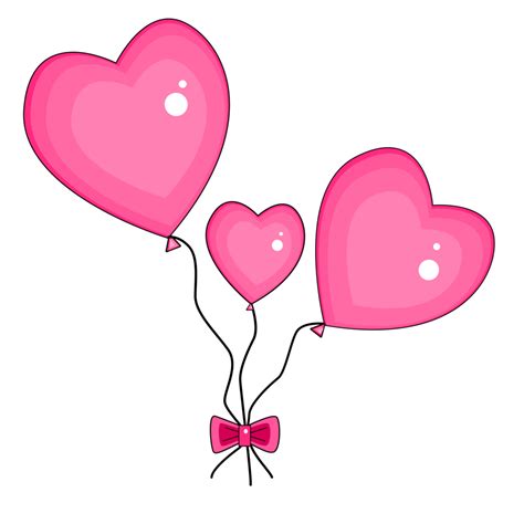 Ballons En Forme De Coeur 18764732 PNG