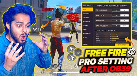 FREE FIRE PRO SETTINGS 2023 FREE FIRE HEADSHOT SETTINGS DPI SETTINGS