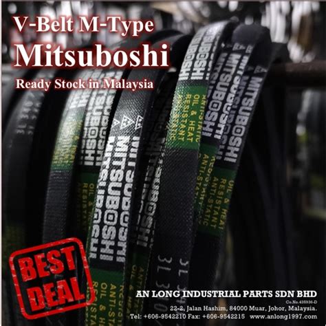 V Belt Type M14 To M54 Mitsuboshi Bando And Condor Belting For