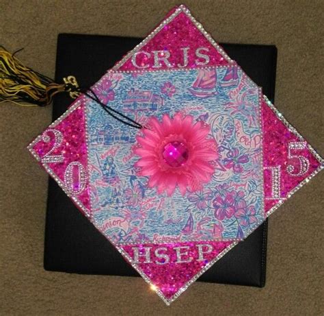 Lilly Pulitzer Inspired Grad Cap Lilly Pulitzer Inspired Lilly Pulitzer Grad Cap