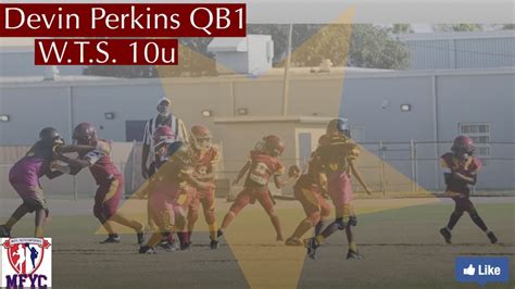 West Tampa Spartans 10u QB1 Devin Perkins YouTube