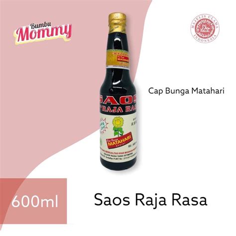 Jual Saos Raja Rasa Cap Bunga Matahari Halal Ukuran Ml