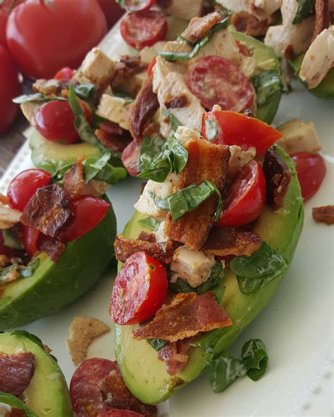 BLT Stuffed Avocados Clean Food Crush