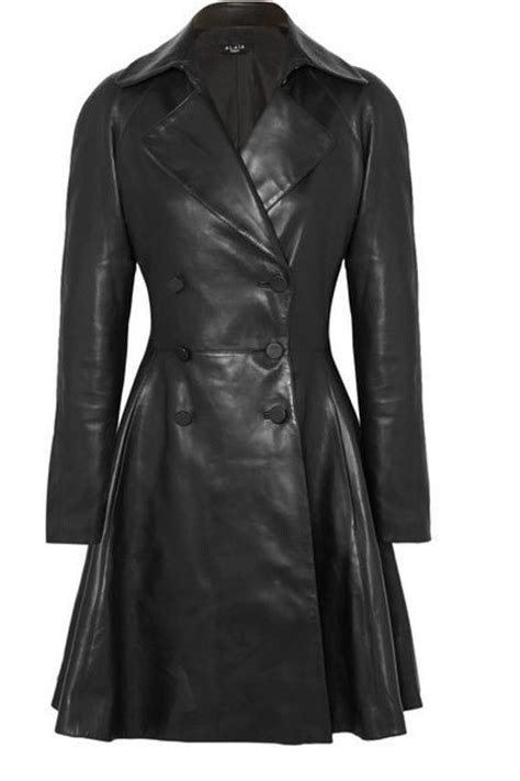 Women Genuine Lambskin Celebrity Vintage Leather Coat Dress Etsy