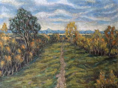 Ivan Shapoval The Beginning Of Autumn Original Oil Painting Ready