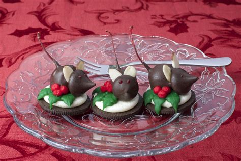 Chocolate Cherry Mice For Christmas Kitchen Fun With My 3 Sons