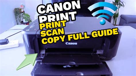 How To Do Print Scan Copy With Canon PIXMA MG3600 3650 All In One