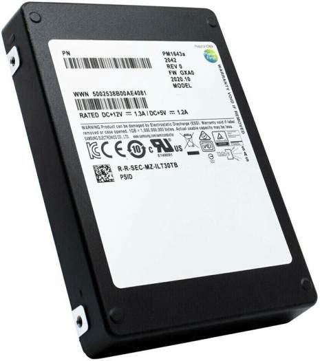 Samsung PM1643A 1 92 TB SAS 12 0 Gbps 2 5 Internal SSD Up To