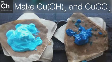 Make Copper Hydroxide Copper Carbonate And Copper Oxide Cu Oh 2