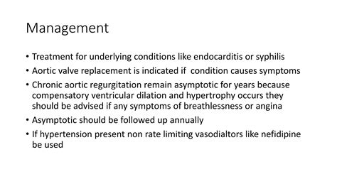 Presentation Aortic Regurgitation Pptpptx