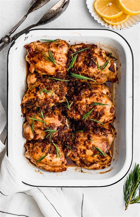 Lemon Rosemary Chicken Thighs Cravings Journal