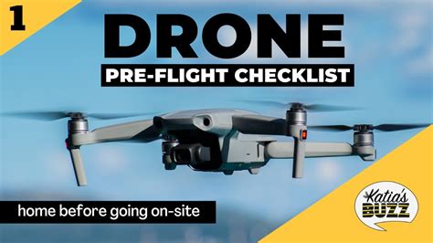 Drone Pre Flight Checklist At Home Youtube