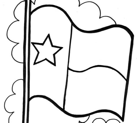 Texas Flag coloring page - Download, Print or Color Online for Free