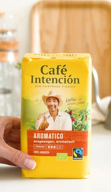 Fairtrade Bio Kaffee Café Intención