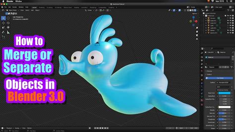 How To Merge Or Separate Objects In Blender 30 Join Beginner Tutorial Youtube