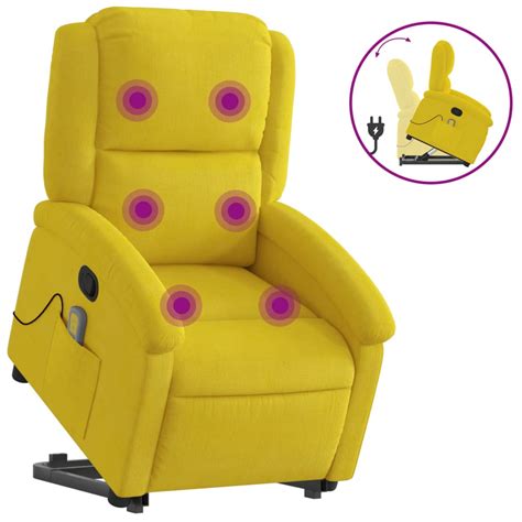 Fauteuil De Salon Chaise Fauteuil De Massage Inclinable Jaune