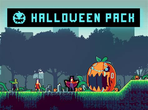 Free Halloween Pixel Art Characters by 2D Game Assets on Dribbble