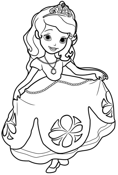 Desenhos Para Colorir Da Princesa Sofia Pop Lembrancinhas