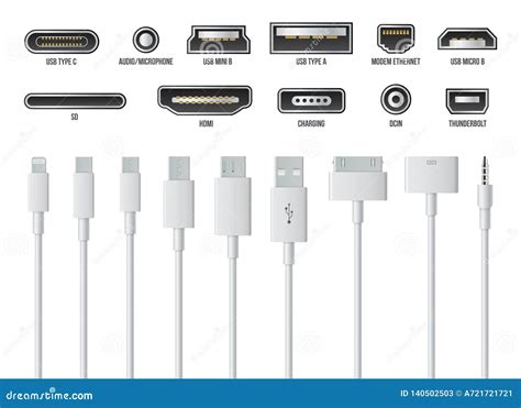 Usb Port Types Symbols