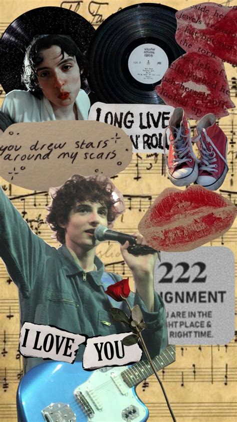 Finn Wolfhard Myfirstshuffle Vintage Moodboard Aesthetic