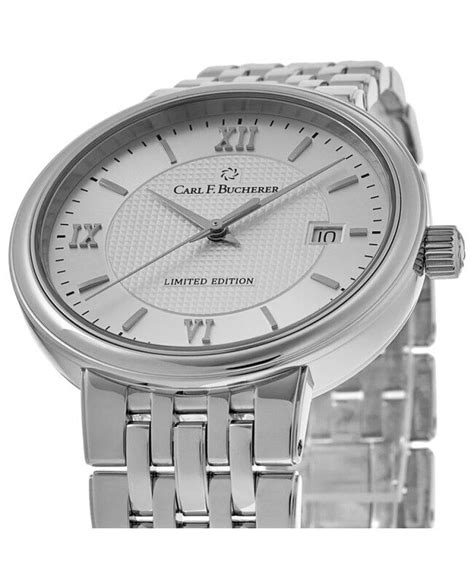 Carl F Bucherer Adamavi Silver Men S Watch 00 10314 08 15 98 For