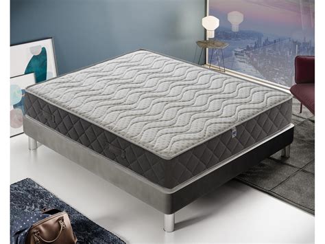 Materasso In Memory Foam Zone Di Comfort Rivestimento Silver