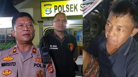 Polsek Sukarame Tembak Kaki Residivis Curanmor Asal Jabung Lampung