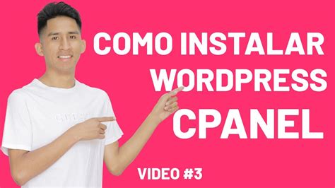 Como INSTALAR Wordpress En CPanel BANAHOSTING 2023 Video 4 Mi