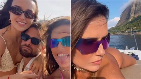 Ai Que Del Cia O Ver O De Biqu Ni Deborah Secco E Rafa Kalimann