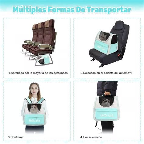 Ripley MOCHILA BOLSO TRANSPORTADORA PARA MASCOTAS GATOS PERROS 262369